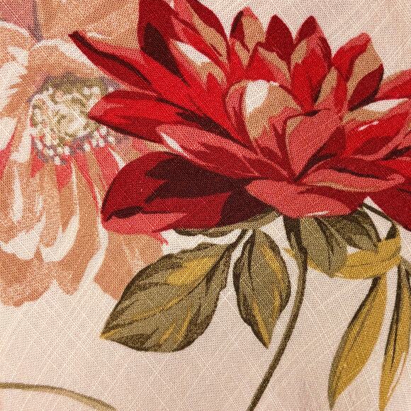 Anthropologie Paper Heart Pink Floral Linen Sleeveless Maxi Dress Size XS - Picture 3 of 8